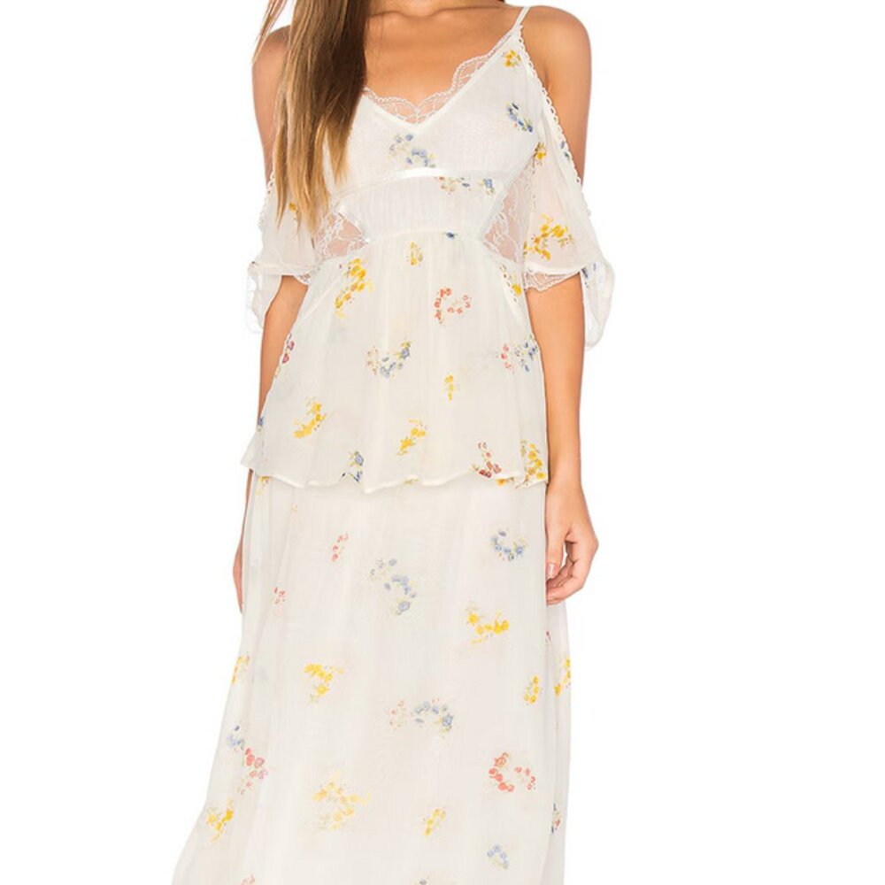 $170 FREE PEOPLE MAGNOLIA MAXI DRESS SIZE 8